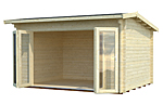 Ines 11.1sqm log cabin kits