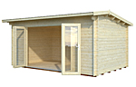 Ines 13.7sqm log cabin kits