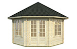 Hanna 14.1sqm log cabin kits