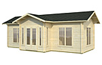 Anna 26.8sqm log cabin kits