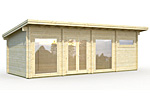 Heidi 22.8sqm log cabin kits