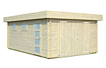 Rasmus 19.0sqm log cabin kits