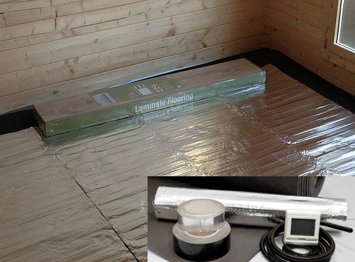 Underfloor Heating Heating Your Garden Room Electric Foil